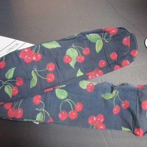 NEW Pamela Mann London Designer Tights Cherries+